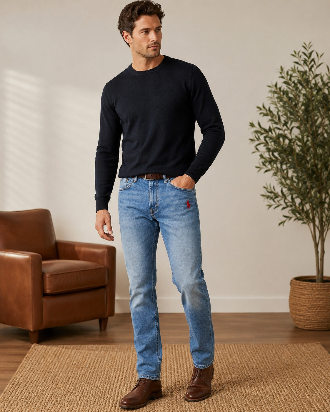 Pack of 2 Premium Denim Jeans (Blue & Light Blue)
