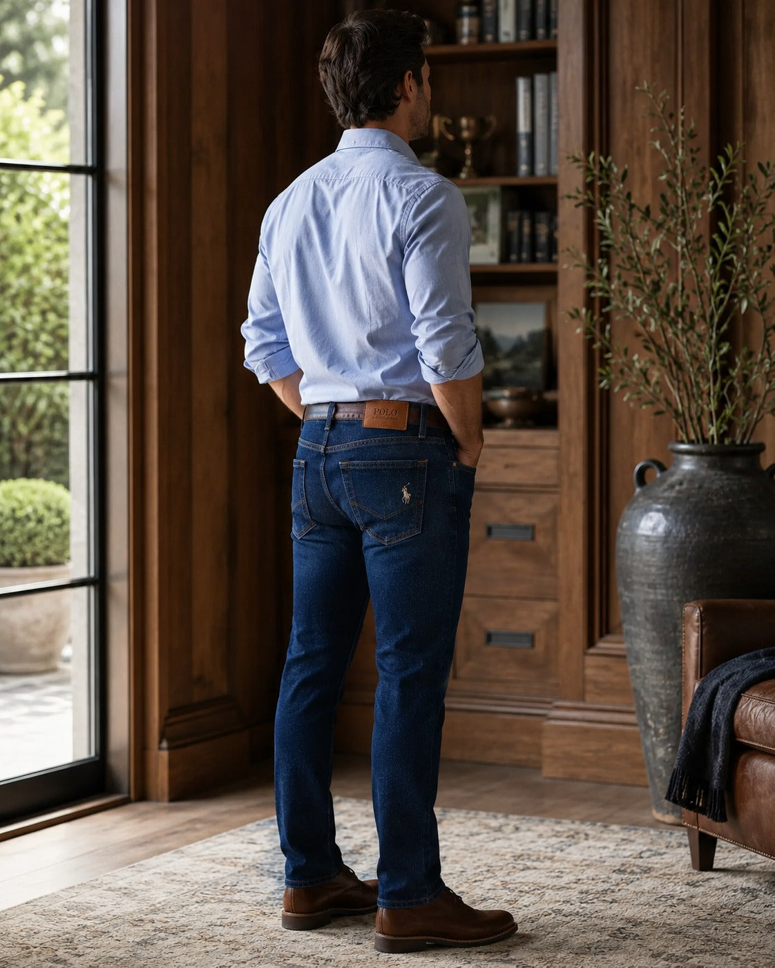 Pack of 2 Premium Denim Jeans (Blue & Navy Blue)