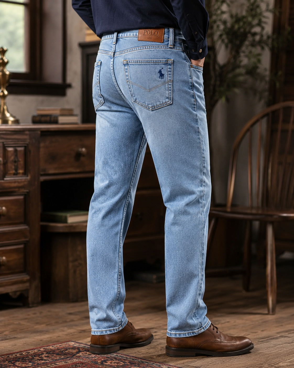 Pack of 2 Premium Denim Jeans (Blue & Light Blue)