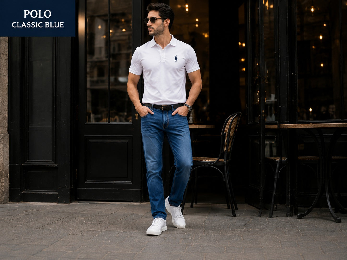 Pack of 2 Premium Denim Jeans (Blue & Navy Blue)