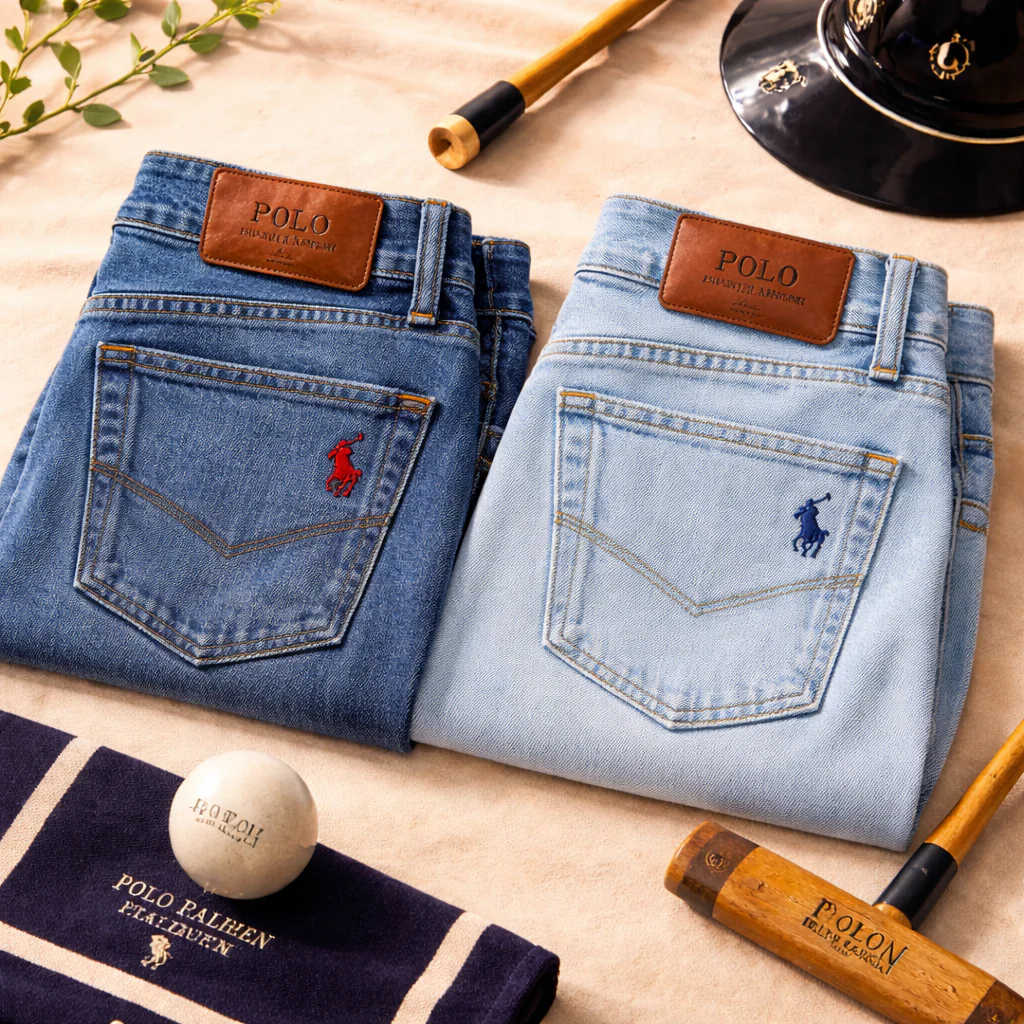 Pack of 2 Premium Denim Jeans (Blue & Light Blue)