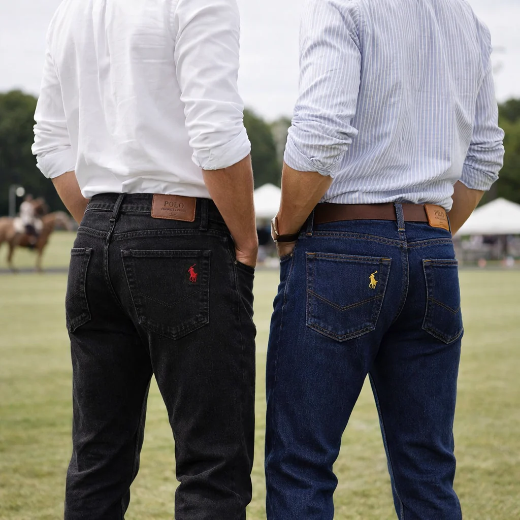 Pack of 2 Premium Denim Jeans (Black & Navy Blue)