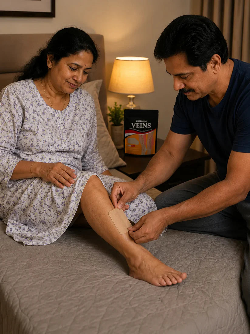 Vitex Varicose Vein Patches | Natural Herbal Therapy for Swelling, Fatigue & Vein Health
